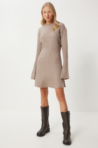 Regular Trui-jurk - Beige - ?? pb visuel ou compo