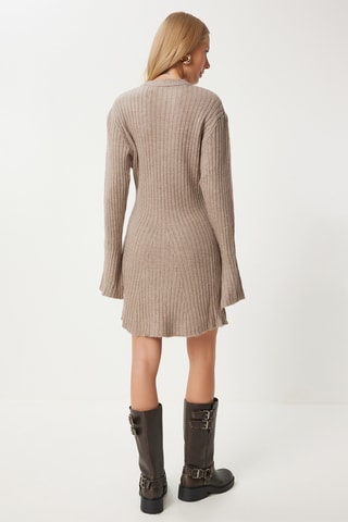 Regular Trui-jurk - Beige - ?? pb visuel ou compo