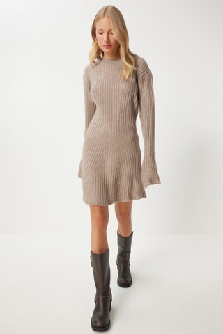 Regular Trui-jurk - Beige - ?? pb visuel ou compo