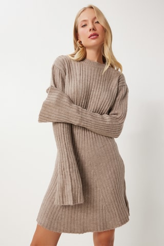 Regular Trui-jurk - Beige - ?? pb visuel ou compo