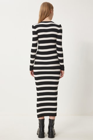 Vestido justo - Preto