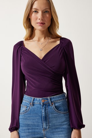 Blusa regular - Violeta