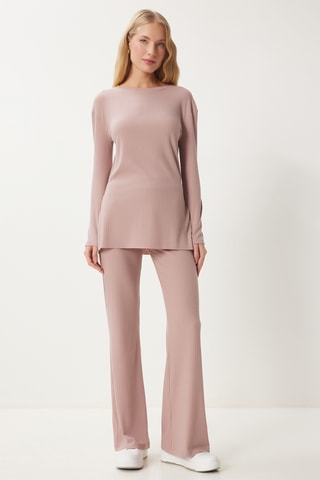 Blusa e calças - Rosa