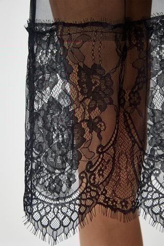 Vestido-camisola - Preto