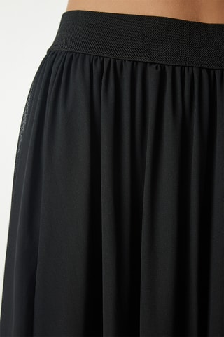 Saia midi - Preto