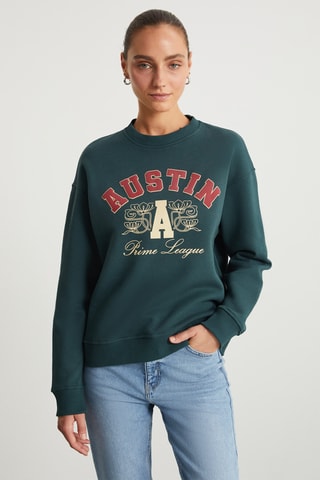 Sweat relaxed - Verde escuro