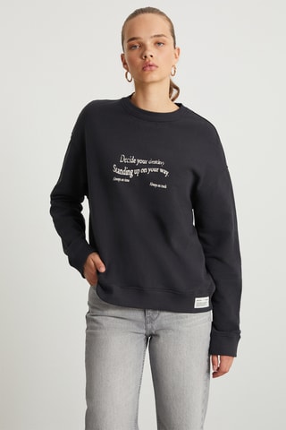 Sweat oversize - Antracite