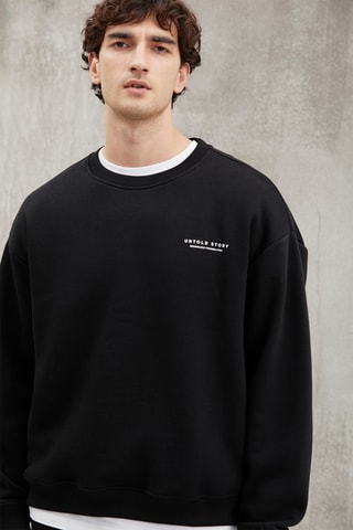 Sweat oversize - Preto
