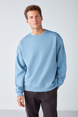 Sweat oversize - Azul claro