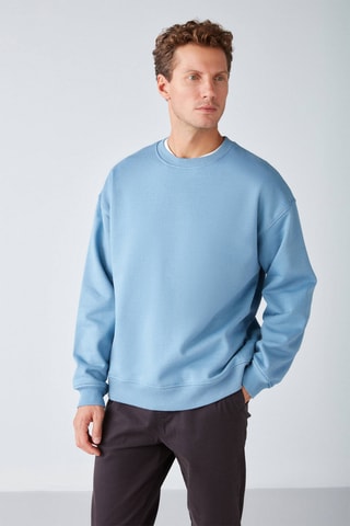 Sweat oversize - Azul claro