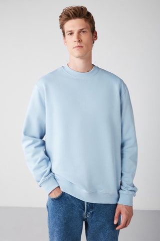 Sweat regular - Azul claro