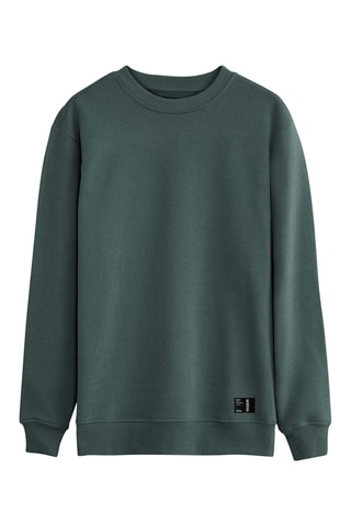 Sweat regular - Verde escuro