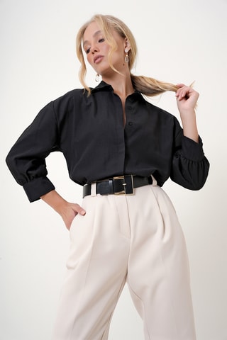 Camisa oversize - Preto