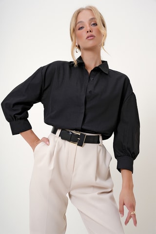 Camisa oversize - Preto