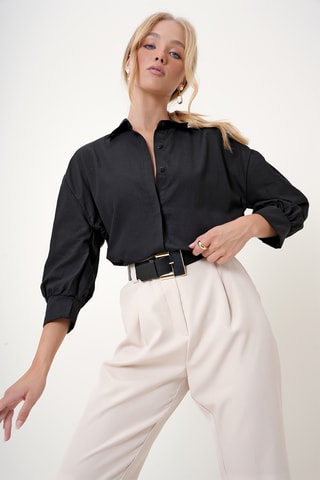 Camisa oversize - Preto