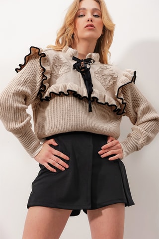 Camisola regular - Bege
