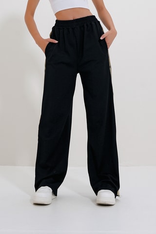 Calças wide legs - Preto