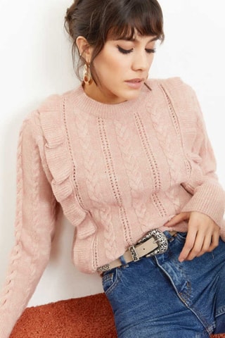 Camisola slim - Rosa