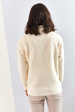 Camisola slim - Cru