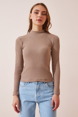 Top slim - Bege