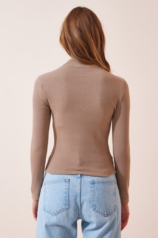 Top slim - Bege