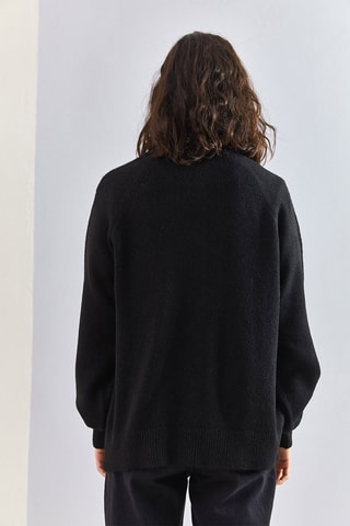 Camisola regular - Preto