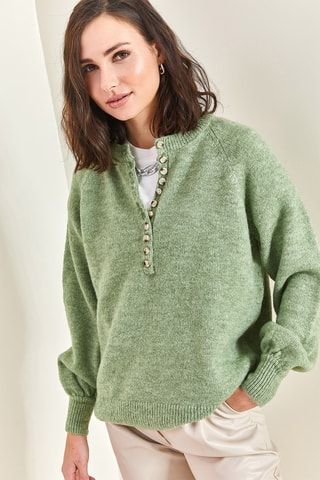 Camisola regular - Verde