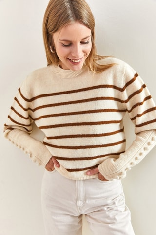 Camisola regular - Cru