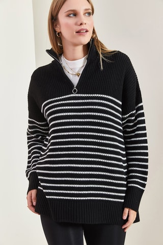 Camisola regular - Preto