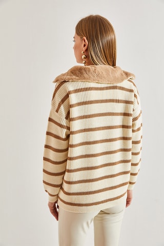 Camisola regular - Bege