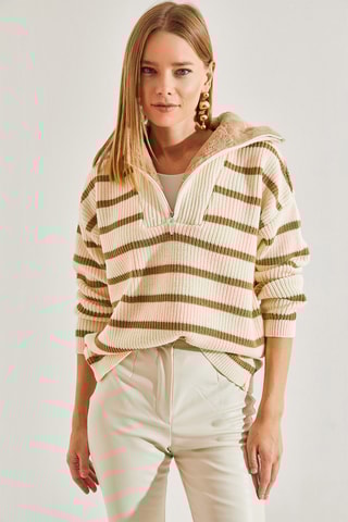 Camisola regular - Bege