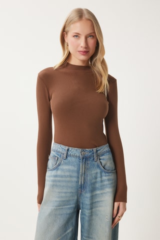 Top slim - Castanho