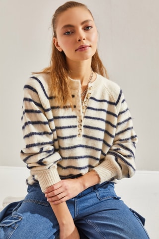 Camisola regular - Cru