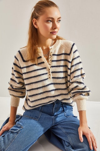 Camisola regular - Cru