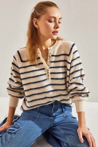 Camisola regular - Cru