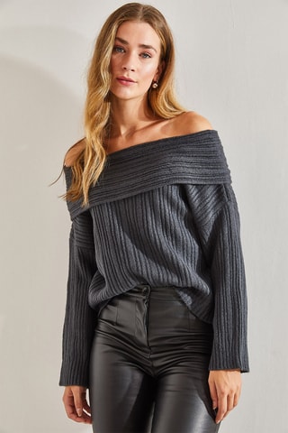 Camisola regular - Antracite
