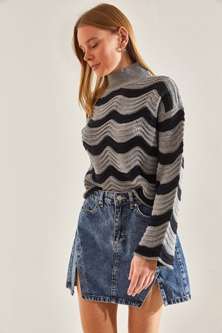 Camisola regular - Cinzento