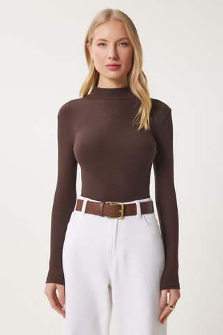 Top slim - Castanho