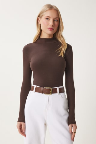 Top slim - Castanho