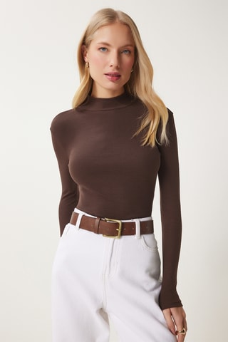 Top slim - Castanho