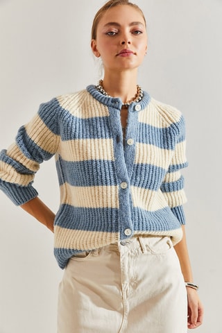 Casaco regular - Azul