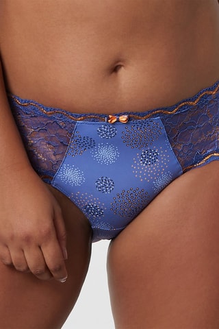Cueca Luccia Twist - Azul-marinho - Bestform
