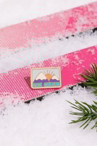 Broche - Blauw en paars