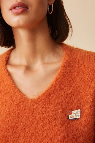 Broche - Crèmekleurig