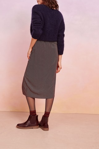 Midi-rok Rizette - Bruin