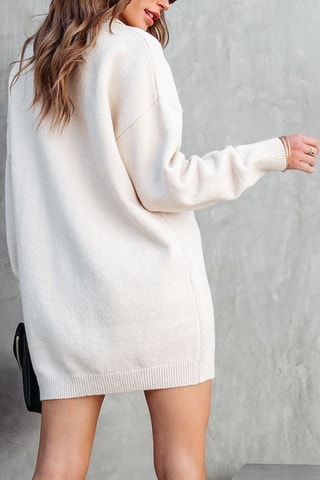 Trui-jurk - Wit