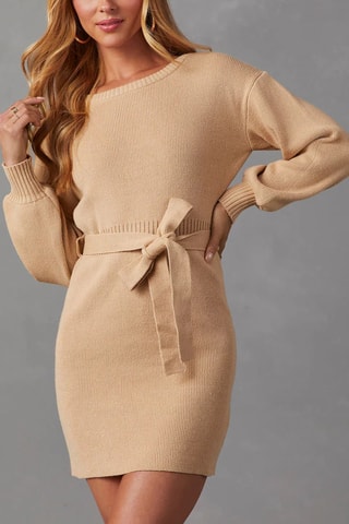 Trui-jurk - Taupe