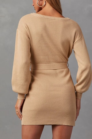 Trui-jurk - Taupe