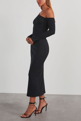 Robe asymétrique - Noir