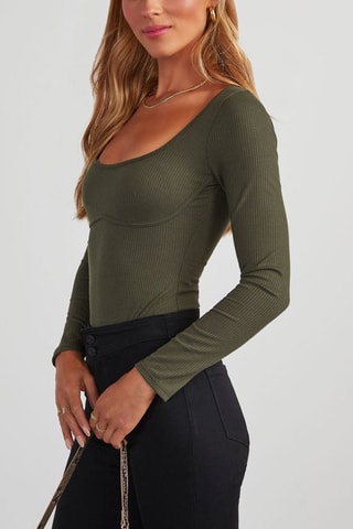 Top Kaki - Vert
